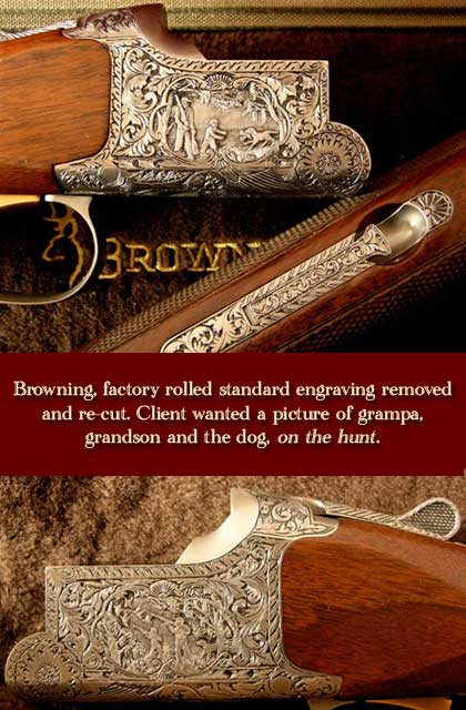 [Custom Engraved Restoration on Guns, Rifles, Revolvers and Knives] 