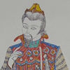 [Samurii, Water Colour & Ink] 