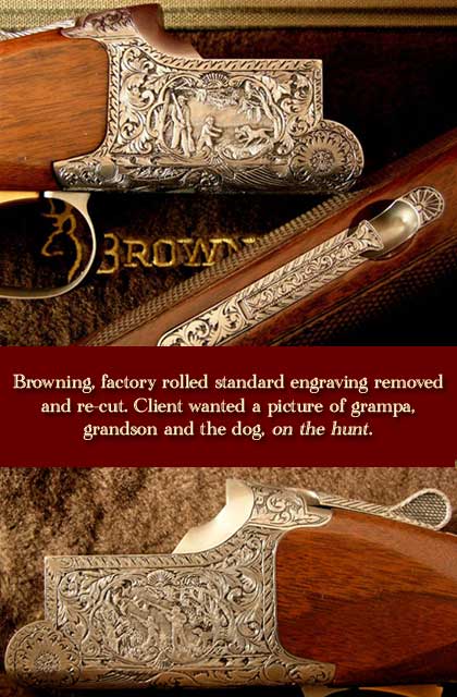 [Custom Engraved Restoration on Guns, Rifles, Revolvers and Knives] 