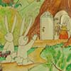 [Rabbits Leaving House] 